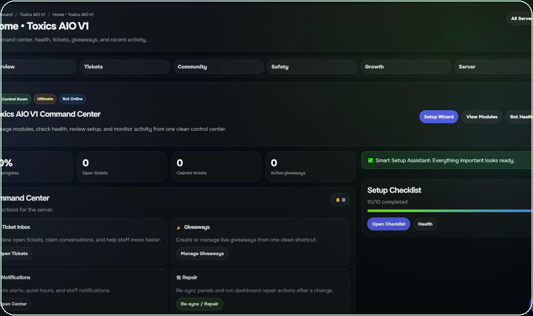 Command Center preview