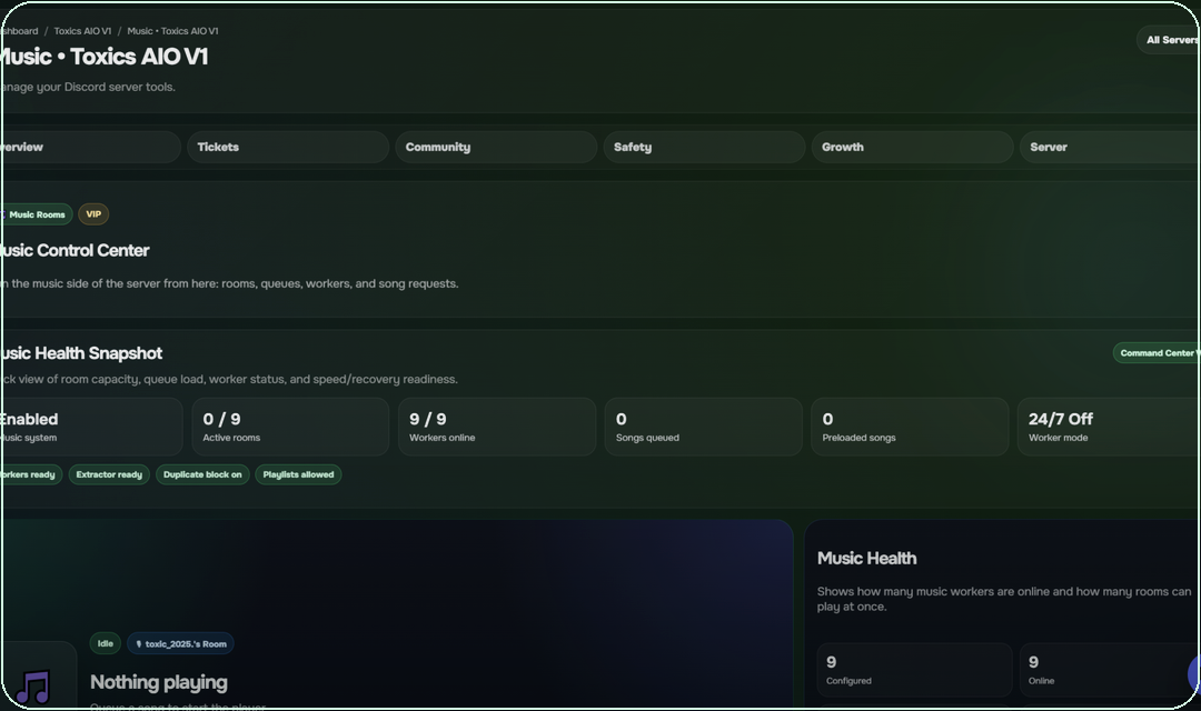 Music Upload preview